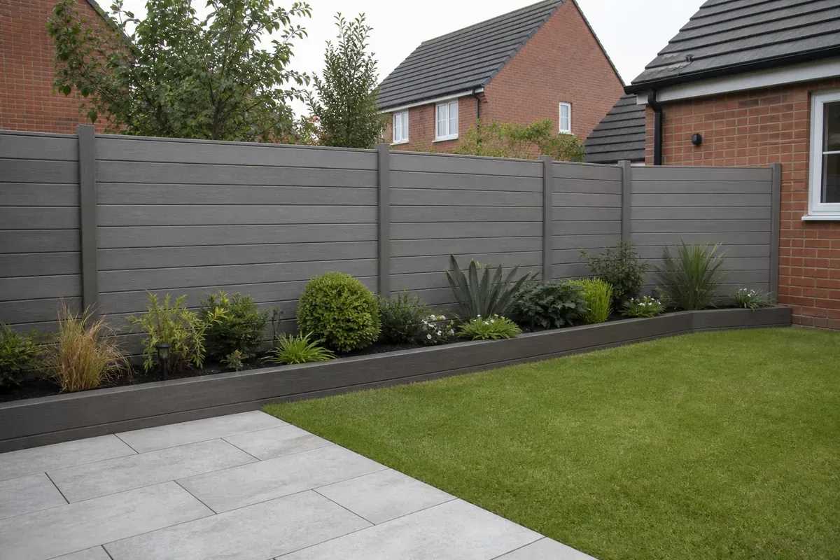 Low maintenance composite fencing in Redditch