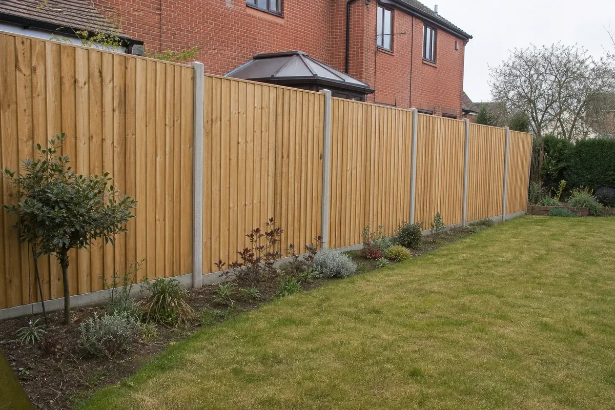 Garden fencing in Studley, Redditch